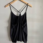 Old Navy Black Ribbed Racerback Cami Tank Top Adjustable Straps Size Large Photo 7