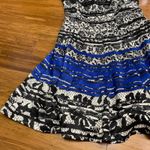 Metaphor Fit & Flare Dress Womens Size 8 Lace Striped Sleeveless Party Cocktail Photo 2