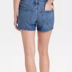 Isabel Maternity Midi Shorts Womens Size 16 Stretch Panel Denim Jeans Photo 2