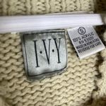 Ivy Vintage Chunky Acrylic Cardigan Brown Button Dot Pattern Size Small Photo 5