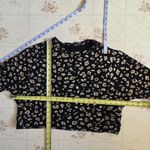 Terez  Black and Goldish Tan with Shimmer Leopard Print Sweater Photo 4