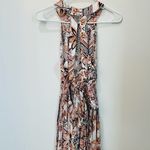 Abel the label NWT  Maxi Dress Womens Cutout Smocked Halter small Photo 5