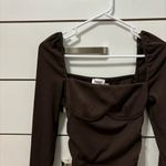Princess Polly  Portia Mini Dress Brown Photo 5