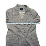 Bardot x Revolve tan gray long line button closure blazer sz M Photo 3