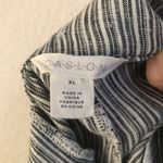 Caslon  striped linen drawstring shorts XL Photo 3