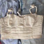 Stradivarius Ruched Cropped Tank  Photo 0