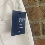 Crown & Ivy  White Denim Ombre High-Rise Jeans Photo 2