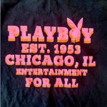 Playboy Black and Pink T-Shirt Photo 1