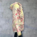 Mossimo Supply Co women’s long sleeve floral hoodie rain jacket SP Photo 4