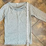 Gap  Women’s Gray Cowl Neck Long Sleeve Blouse Medium Photo 3