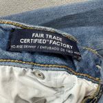 Universal Threads Universal Thread Womens Jeans 14 32R Mid Rise Skinny Distressed Frayed Hem Light Photo 6