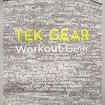 Tek Gear leggings - heather gray w/black trim - Large Photo 4