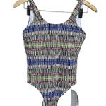 Athleta Prismatic Surge Short One-Piece Swimwear Womens X Small Quick Dri Photo 2