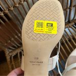 Cole Haan  Anica Lux Slingback Sandals Block Heel Nude Tan White NEW Size 10B Photo 6