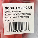 Good American NWT Showoff Underwire One-Piece Swimsuit in Bright Poppy Photo 9