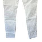 7 For All Mankind White Aubrey High-Waist Ankle Skinny Jeans Photo 4