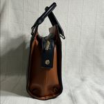 Isaac Mizrahi Black and Brown Women's Crossbody Satchel Photo 3