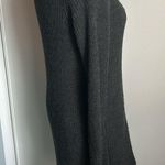 Merona Women’s Oversized Long Knit Deep Charcoal Gray Sweater Photo 2