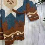 Forever 21  Aztec Western Print Wool Blend Cardigan size S Small Photo 7