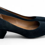 Aquatalia  Black Suede Block Heel Pumps Size 9 Photo 0