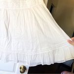 Reformation Dress Elisabetta Lace Long-Sleeve Cotton Mini Peasant Cream 10 EUC Photo 4