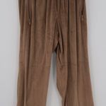 SKIMS  Velour Track Pants Brown Joggers Lounge Size S Photo 0