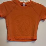 Lululemon  orangey coral cropped swiftly Photo 5