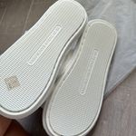 White Fuzzy Slippers Bridesmaid Wedding Shoes Sz 8 Photo 2