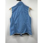 L.L. Bean‎ Women's Full Zip Fleece Vest Jacket Sleeveless Solid Blue Size S Photo 5