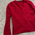 autumn cashmere  V-neck Long Sleeve Sweater Size Medium Photo 6