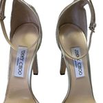 Jimmy Choo  Misty Silver Glitter Sandals Photo 3