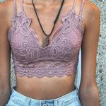 Dusty Blush Bohemian Bralette Purple Photo 0