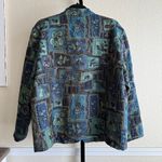 Coldwater Creek Patchwork Jacket Women’s XL Tapestry Floral Zip Retro Artsy Boho Photo 1