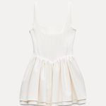 ZARA  dress mini corset inspired ruffled balloon bodycon summer cocktail wedding Photo 12