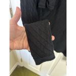 Tahari 100% Extra Fine Merino Wool Black Open Front Cardigan Size XS Cozy Photo 4