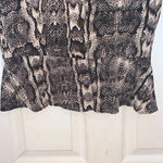 Midnight sky  snakeskin print button up top Photo 2