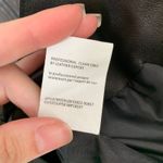 Vince Lamb Leather Zip Collarless Jacket Mix Knit Sleeve Womens Size 2 Photo 15