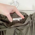 Emerson Fry Paris Paperbag Pant in Army Linen Size L Retail $248 Photo 11