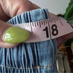 frame denim FRAME Blue Drawstring Wide-Leg Jeans Pants womens SIZE XL pull on linen‎ blend Photo 7