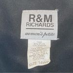 R & M Richards  VTG 90s Glam Black Sequin Sleeveless Nylon Blend 16 WP NWOT Photo 6