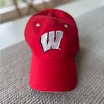 NCAA Wisconsin Badgers Red Baseball Hat Cap Adjustable Strap Back  Photo 5