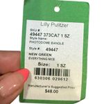 Lilly Pulitzer Photodome Bangle Bracelet Green Everything Nice Tulip Floral NWT Photo 3