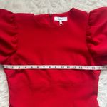 Likely Alia Dress Fit & Flare Puff Sleeve Mini in Scarlet Red Sz 8 NWT New Photo 10