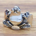 Silver Frog Ring Photo 0