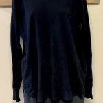 Staccato  Pullover Crewneck Black Tunic Sweater- Medium Photo 0