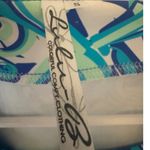 LuLu B sz S Womens Blue Scoop Neck Flutter Sleeve Knee Length Dress Resort Boho Photo 4