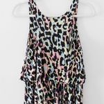 Urban Outfitters / Silence + Noise Leopard Print Ruffle Top Photo 3