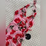 Wildfox  Boutique Floral Halter Backless Mini Dress Photo 2