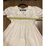 Urban Revivo white ruffle mini dress v neck peplum puff shortsleeve M 6 Photo 7