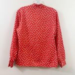 Lee Vintage Mar Red Neck Tie Blouse Photo 3